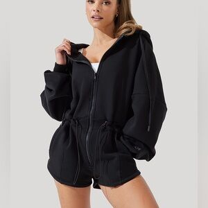 Popflex Women's Cloud Romper Black S/M